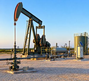 Oil well and Fracking operation produced water
